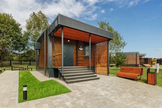 БЫСТРОСБОРНЫЙ МОДУЛЬНЫЙ ДОМ DOORHAN 29 М² | Заказать под ключ