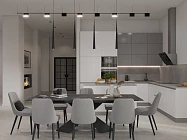 Интерьер Быстровозводимый дом LIGHT 414  БЕЛЫЙ